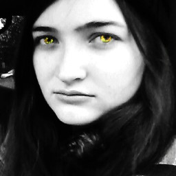 freetoedit blackandwhite yelloweyes dark selfportrait